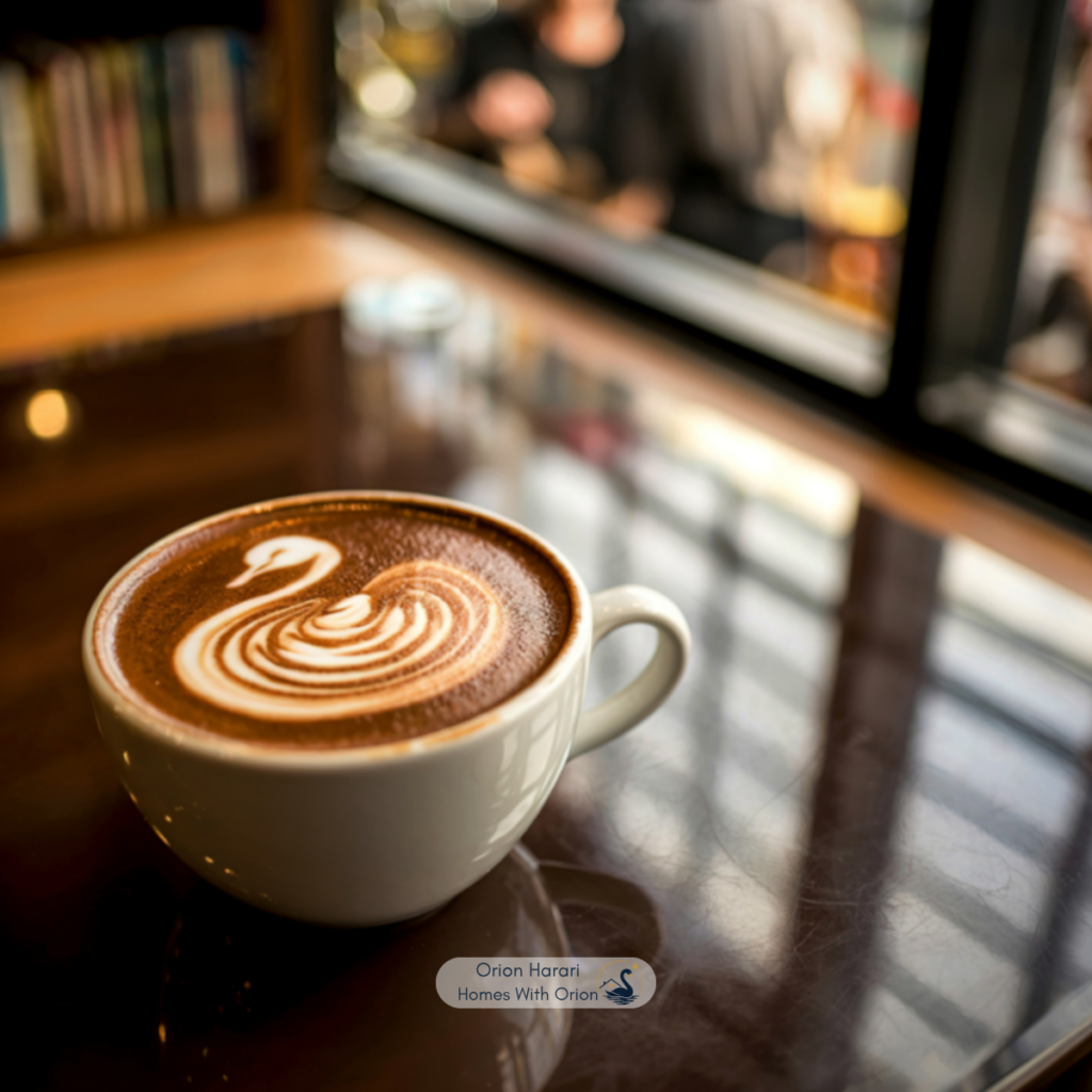 Cozy coffee shop in Asheville NC where locals gather after moving to a new city